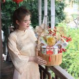  Giỏ quà tết 2026 "Tết đong đầy" hạt dinh dưỡng và trái cây sấy tốt cho sức khoẻ 