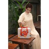  Túi quà tết "Xuân Như ý" hộp lớn hạt dinh dưỡng, các loại khô, trái cây sấy tuỳ chọn 