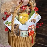  Giỏ quà tết 2026 "Tết đong đầy" hạt dinh dưỡng và trái cây sấy tốt cho sức khoẻ 
