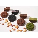  Quà tặng trung thu set bánh Ngọc khuyên gồm 4 bánh trung thu hạt healthy ăn chay dùng được 