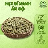  Nhân Hạt Bí Xanh Tách Vỏ Ấn Độ Sấy Giòn Nguyên Vị Hạt To Đều Mẩy (500gram) - Nông sản sạch Daklak 