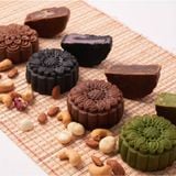  Bánh trung thu lẻ 150gram/c kèm hộp đựng 1 cái bánh trung thu hạt healthy chay dùng được 