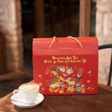  Hộp quà tết đỏ giành tặng cho gia đình, đồng nghiệp CAO CẤP - Nông Sản Dak Lak 