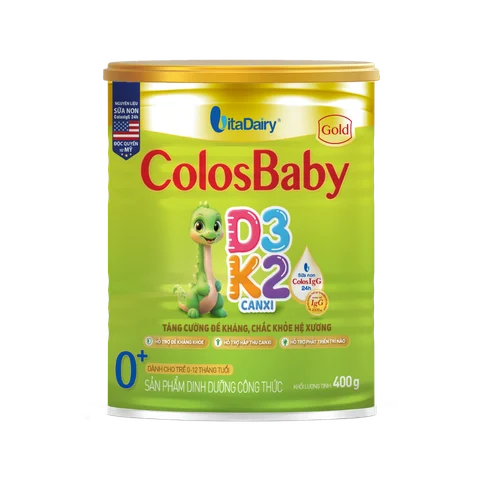  [COMBO 3 LON] SPDD công thức Colosbaby Gold D3K2 0+ 800g 