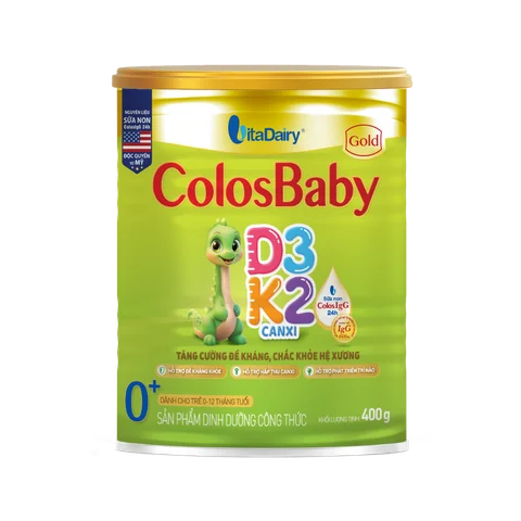  [COMBO 3 LON] SPDD công thức Colosbaby Gold D3K2 0+ 800g 