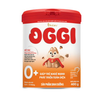  Sữa bột OGGI 0+ 400g tăng cường đề kháng, giúp bé khoẻ mạnh, phát triển toàn diện - VitaDairy 
