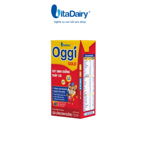  [ QUÀ TẶNG KHÔNG BÁN] Lốc sữa uống dinh dưỡng Oggi Gold 110ml 