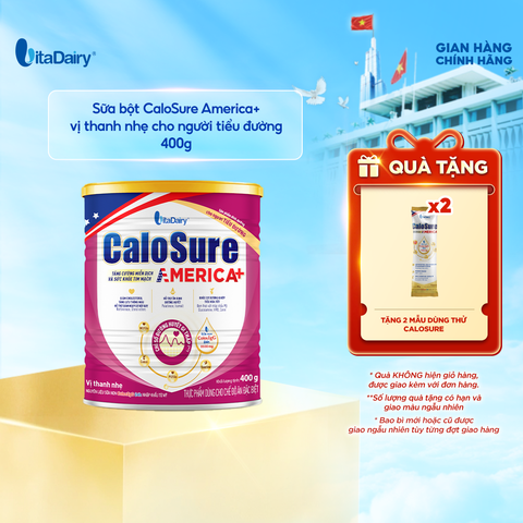  Thực phẩm dùng cho chế độ ăn đặc biệt CaloSure America+ 400g (Tiểu đường) 