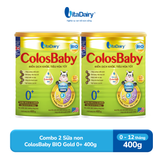  Combo 2 SPDD công thức Colosbaby Bio Gold 0+ 400g - VitaDairy 