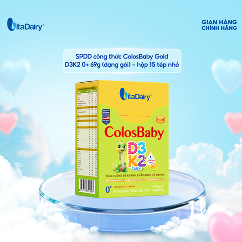  SPDD công thức Colosbaby Gold D3K2 0+ 69g 