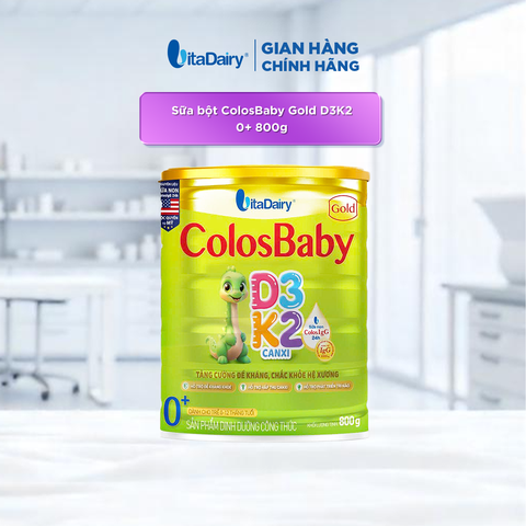  SPDD công thức Colosbaby Gold D3K2 0+ 800g 