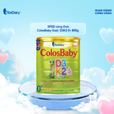  SPDD công thức Colosbaby Gold D3K2 0+ 800g 