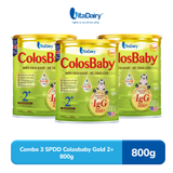  Combo 3 Sữa bột Colosbaby Gold 2+ 800g - VitaDairy 