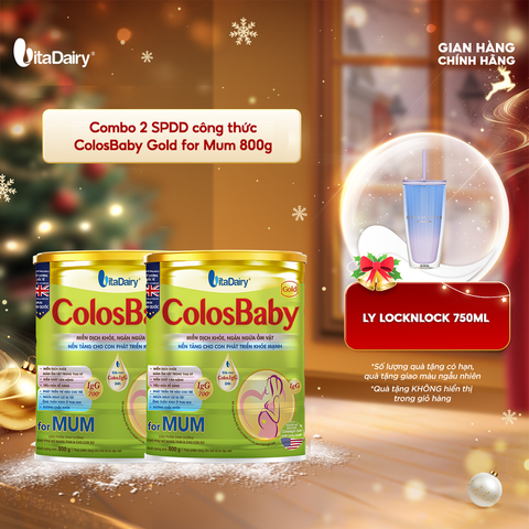  Combo 2 Sữa bột Colosbaby Gold for Mum 800g - VitaDairy 