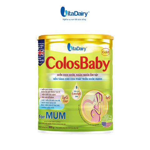  Combo 2 Sữa bột Colosbaby Gold for Mum 800g - VitaDairy 