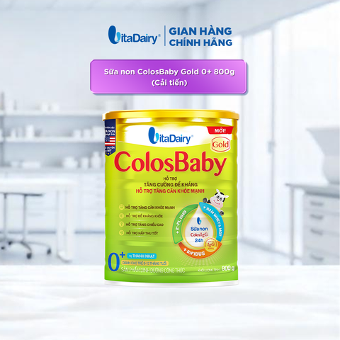  SPDD công thức ColosBaby Gold 0+ 800g - (Cải tiến) 