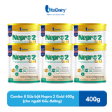 Combo 6 Sữa bột Nepro 2 Gold 400g, bổ sung dinh dưỡng cân đối, phù hợp với người cần lưu ý đường huyết - VitaDairy 