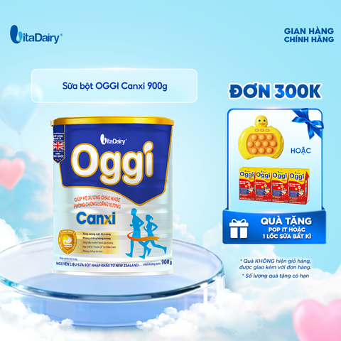  Sữa bột Oggi Canxi 900g 