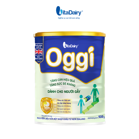  Combo 2 Sữa bột OGGI 900g, hỗ trợ dinh dưỡng cho người cần tăng cân và duy trì vóc dáng - VitaDairy 