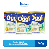  Combo 3 Sữa bột OGGI 900g hỗ trợ dinh dưỡng cho người cần tăng cân và duy trì vóc dáng - VitaDairy 
