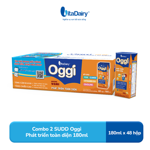  Combo 2 Sữa uống dinh dưỡng Oggi 180ml - VitaDairy 