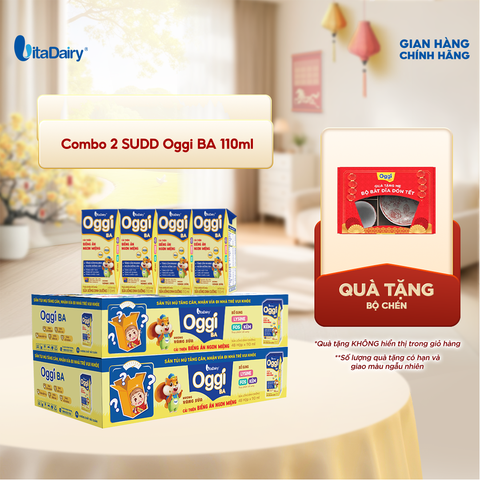  Combo 2 Sữa uống dinh dưỡng Oggi BA 110ml - VitaDairy 