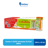  Combo 2 Sữa uống dinh dưỡng Colosbaby IQ Gold 180ml - VitaDairy 