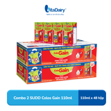  Combo 2 Sữa uống dinh dưỡng ColosGain 110ml - thùng 48 hộp - VitaDairy 