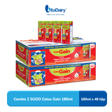 Combo 2 Sữa uống dinh dưỡng Colos Gain 180ml - thùng 48 hộp - VitaDairy 