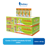  Combo 2 Sữa uống dinh dưỡng Colosbaby IQ Gold 110ml - VitaDairy 