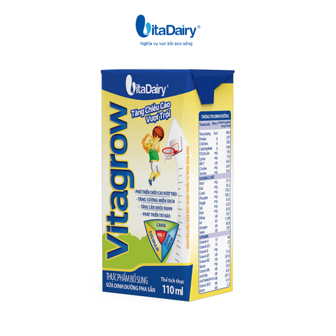  Combo 2 Sữa uống dinh dưỡng Vitagrow 110ml - VitaDairy 