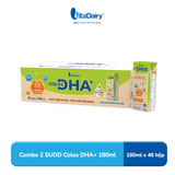  Combo 2 Sữa uống dinh dưỡng Colos DHA+ 180ml - VitaDairy 