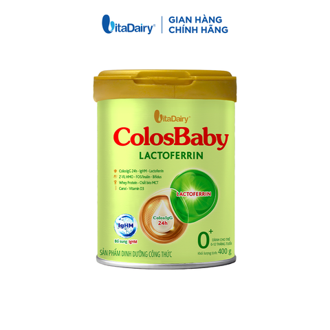  SPDD công thức ColosBaby Lactoferrin 0+ 400g 
