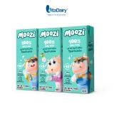  [COMBO MIX 2 THÙNG] Sữa tươi tiệt trùng Moozi ít đường + có đường 180ml - Thùng 24 hộp 