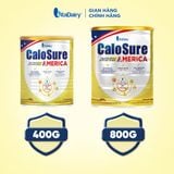  Sữa bột CaloSure America vị thanh nhẹ 400g/800g - Bổ sung năng lượng, giúp tiêu hoá khoẻ, hỗ trợ xương khớp khoẻ 