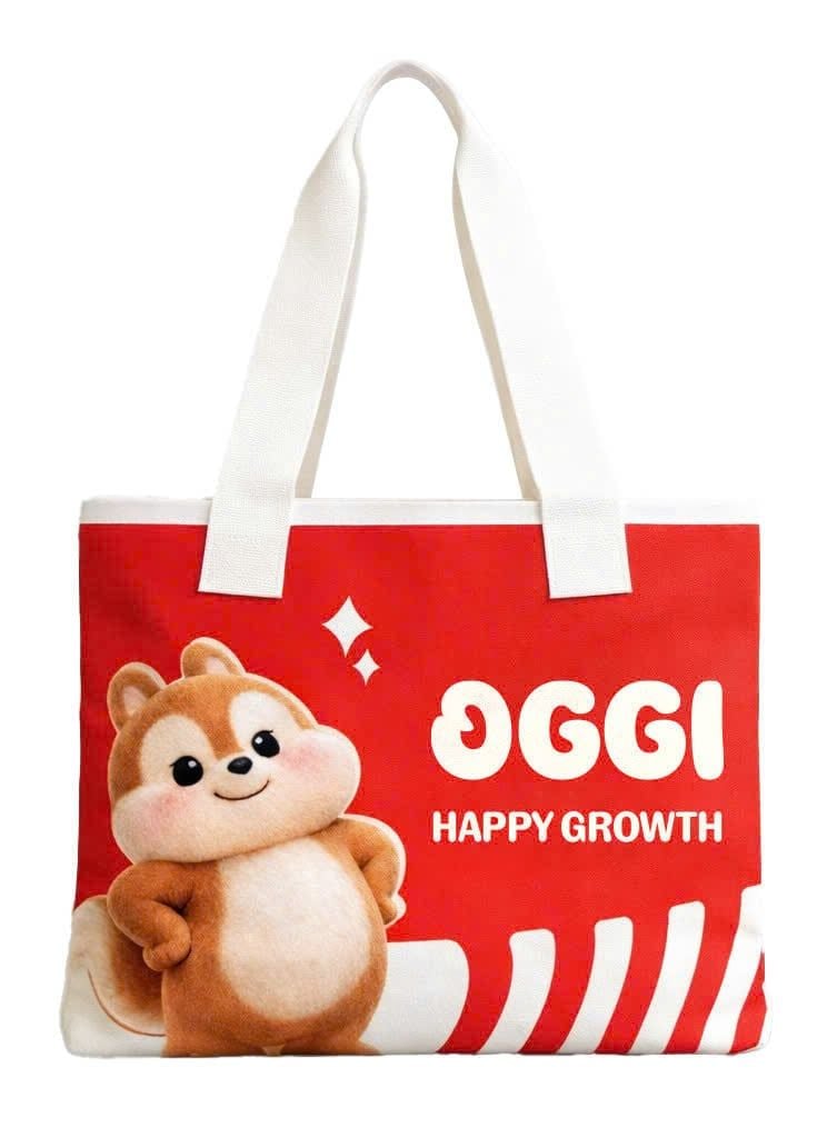  [QUÀ TẶNG KHÔNG BÁN] Túi Tote Oggi 2 mặt 
