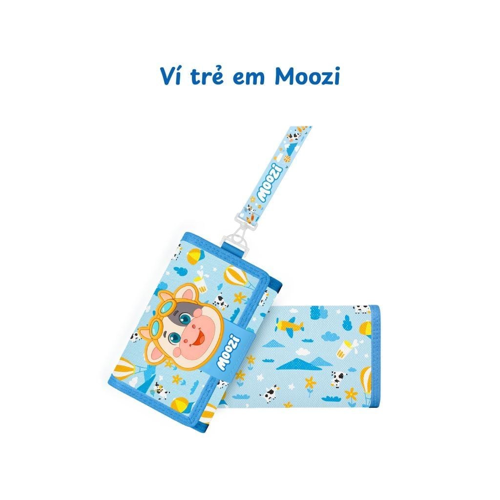  [QUÀ TẶNG KHÔNG BÁN] Ví trẻ em Moozi 