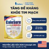  [COMBO 3 LON] Sữa bột CaloSure America vị thanh nhẹ 800g - Bổ sung năng lượng, giúp tiêu hoá khoẻ, hỗ trợ xương khớp khoẻ 