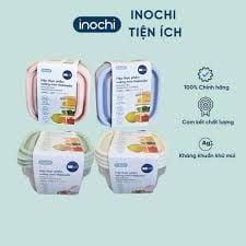  [QUÀ TẶNG KHÔNG BÁN] Bộ 3 hộp thực phẩm vuông mini Hokkaido 250ml 