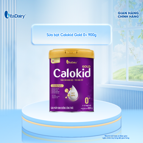  Sữa bột Calokid Gold 0+ - Lon 900g - Dùng cho chế độ ăn đặc biệt - Giúp bé bổ sung dinh dưỡng, hỗ trợ tăng cân hiệu quả 