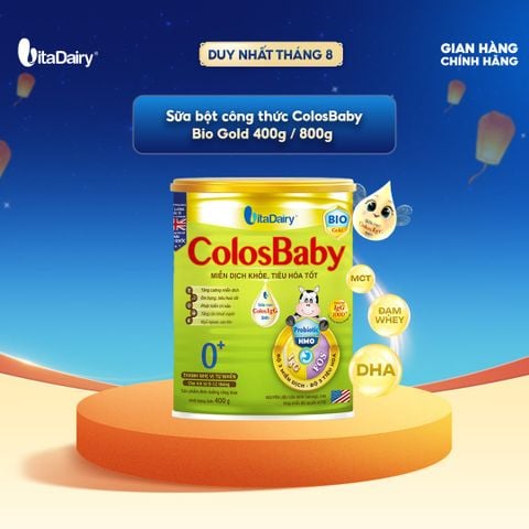  Sữa bột ColosBaby Bio Gold 0+ - Lon 400g/800g 