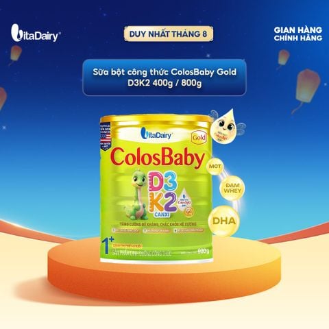  SPDD công thức Colosbaby Gold D3K2 1+ 800g 