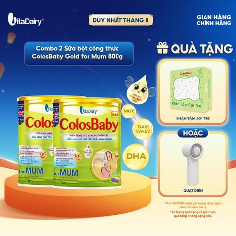  Combo 2 Lon Sữa bột Colosbaby Gold for Mum 800g - VitaDairy 