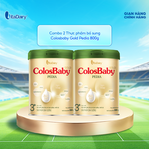  [COMBO 2 LON] Sữa bột ColosBaby Pedia Gold 3+ - Lon 800g 