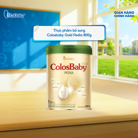  Thực phẩm dùng cho chế độ ăn đặc biệt Colosbaby Gold Pedia 800g - VitaDairy 
