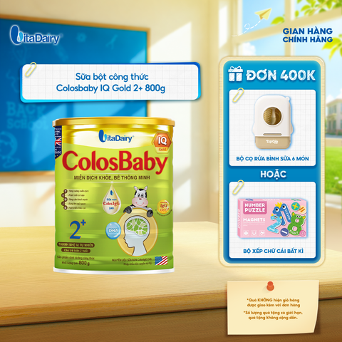  Sữa bột ColosBaby IQ Gold 2+ 800g 