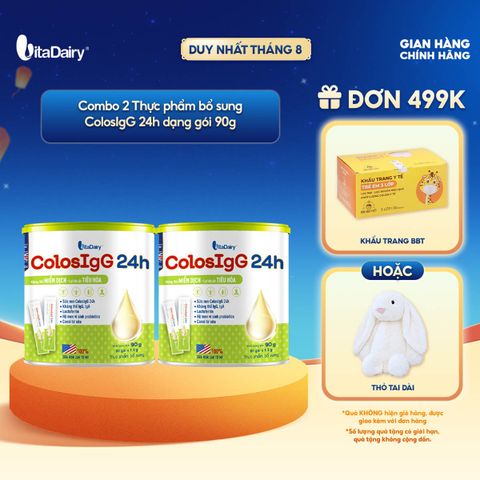  [COMBO 2 LON] Thực phẩm bổ sung ColosIgG 24h 90g - VitaDairy 