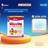  Sữa bột Gluvita Gold dành cho người tiểu đường - Giúp kiểm soát đường huyết, phục hồi sức khoẻ - Lon 900g 