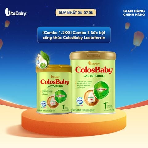  [COMBO 1.2KG TIẾT KIỆM] Sữa bột ColosBaby Lactoferrin 1+ – Giúp trẻ tăng đề kháng 