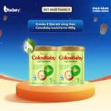  [COMBO 2 LON] Sữa bột ColosBaby Lactoferrin 1+ - Bổ sung kháng thể giúp bé tăng đề kháng - Lon 800g 
